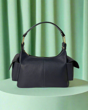 LILLIANE , SHOULDER & CROSSBODY BAG , BLACK