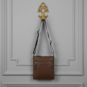 JULIEN , CROSSBODY BAG , DARK CHOCOLATE