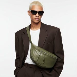 BELSIZE , OVERSIZED BUMBAG ,  GREEN