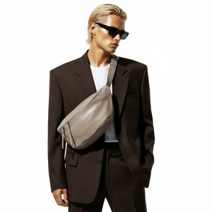 BELSIZE , OVERSIZED BUMBAG ,  TAUPE