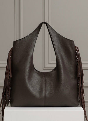 MANON , SHOULDER BAG , DARK CHOCOLATE