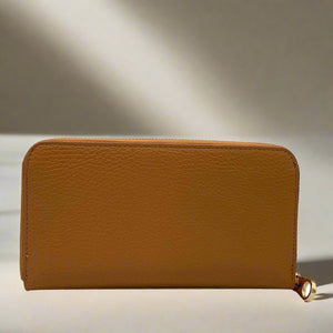 REGENT , LEATHER PURSE , TAN