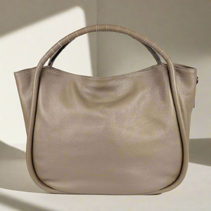 KENSINGTON , LEATHER SHOULDER & TOTE BAG , TAUPE