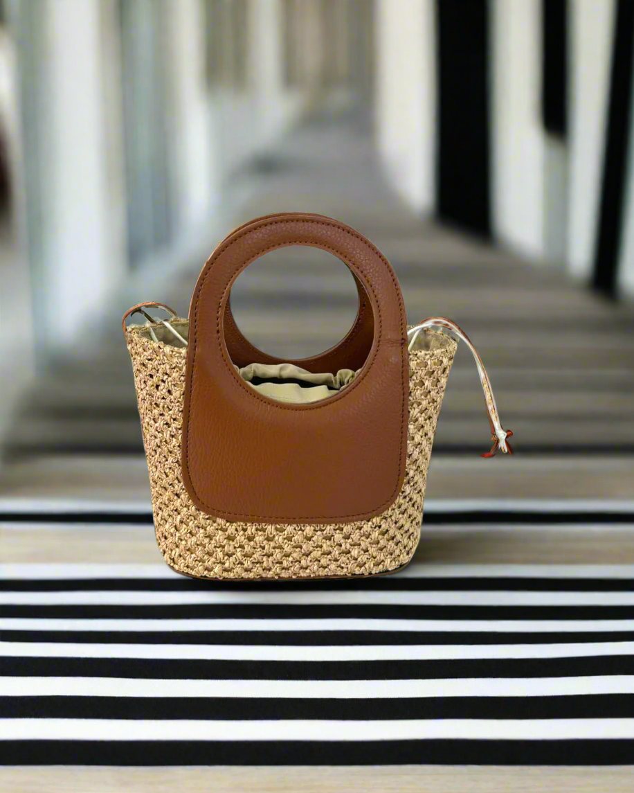Small Raffia Round Bag Anya Hindmarch Small Bow Round Raffia Tote