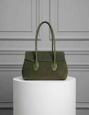 JOSEPHINE , SHOULDER TOTE BAG , GREEN