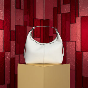 MARCY , HANDBAG & SHOULDER BAG , WHITE