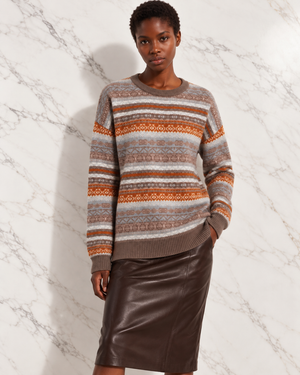 CASHMERE PATTERNED JUMPER
