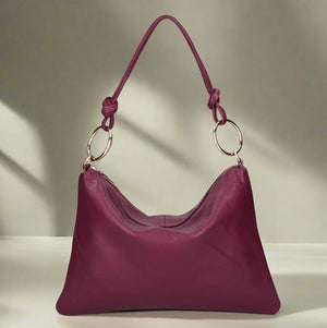 MOIRA , LARGE ENVELOPE SHOULDER & CROSSBODY BAG , BORDEAUX