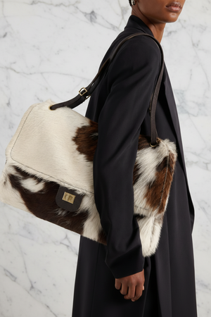 PERRY , THE FLAP LARGE SHOULDER BAG , COWHIDE