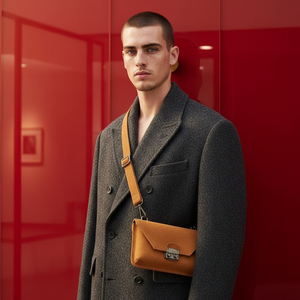 JOHNATHAN , SUEDE CROSSBODY BAG , TAN