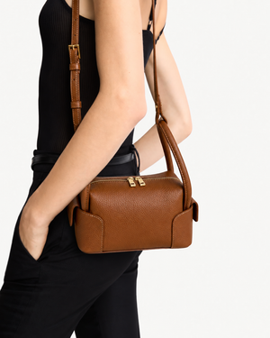 MARTHA , CROSSBODY AND SHOULDER BAG , TAN