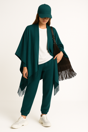 BILLY JOE , 100% CASHMERE SHAWL , TEAL