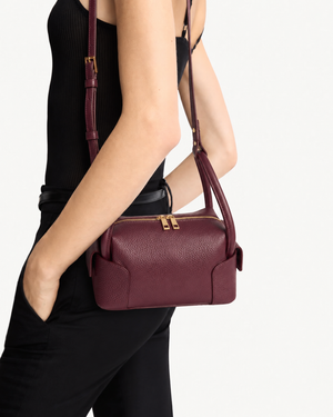 MARTHA , CROSSBODY AND SHOULDER BAG , BORDEAUX