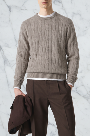 LUCA , MENS CASHMERE JUMPER