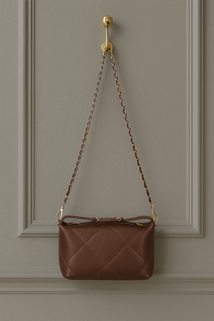 ELODIE , CROSSBODY BAG , DARK CHOCOLATE