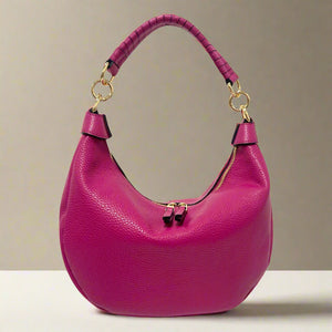 Heidi , Medium Shoulder & Crossbody Bag , Fuchsia