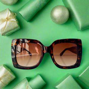 Milly , Large Frame Sunglasses , Tortoise Shell