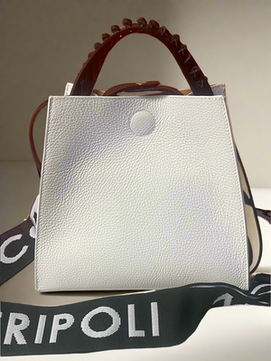 MALIBU , Handbag & Crossbody Bag , White & Black