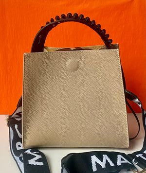 MALIBU , Handbag & Crossbody Bag , Taupe & Black