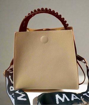 MALIBU , Handbag & Crossbody Bag , Taupe & Black