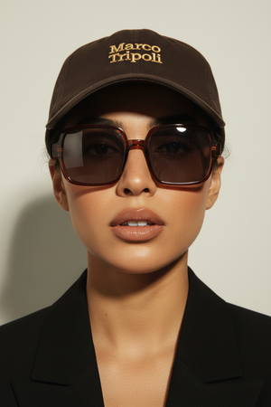 AXTON , CLEAR LENSE MEDIUM SUNGLASSES , BROWN