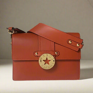 LONDON , MT LOGO , SHOULDER & CROSSBODY BAG , ORANGE