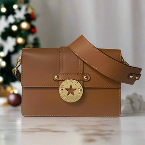 LONDON , MT LOGO , SHOULDER & CROSSBODY BAG , TAN