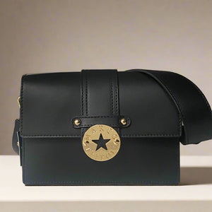 LONDON , MT LOGO , SHOULDER & CROSSBODY BAG , BLACK