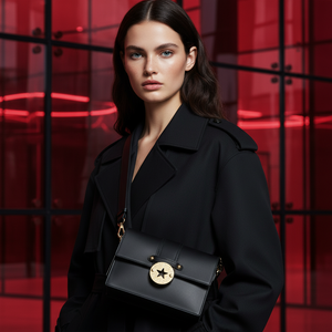 LONDON , MT LOGO , SHOULDER & CROSSBODY BAG , BLACK