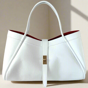 KARLA , LARGE TOTE BAG , WHITE