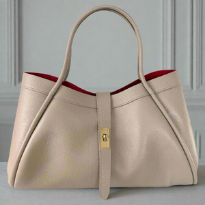 KARLA , LARGE TOTE BAG , POWDER PINK