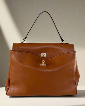 CLAUDE , UNISEX LARGE BAG , TAN