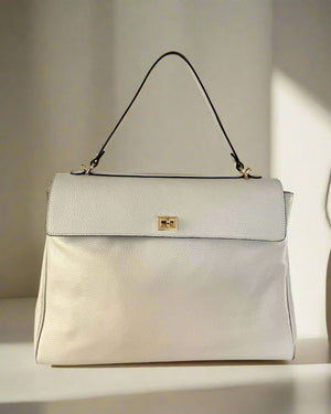 CLAUDE , UNISEX LARGE BAG , VANILLA