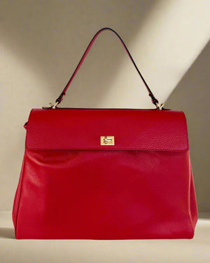 CLAUDE , UNISEX LARGE BAG , RED