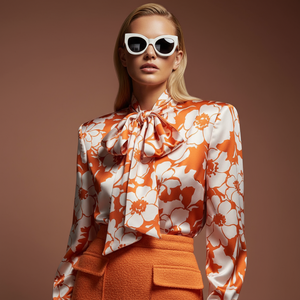 TAYLOR , SUNGLASSES , WHITE & ORANGE