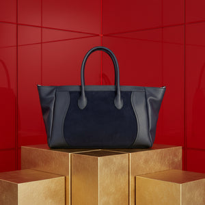 CAROLYN , TOTE BAG , NAVY
