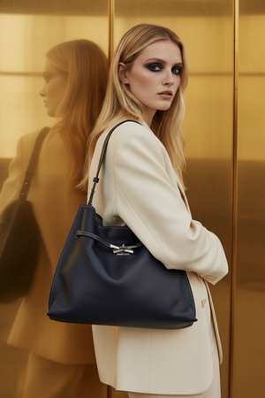 MARCEL , UNISEX SHOULDER BAG , NAVY