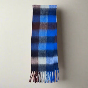 HAUSSEMANN SUPER SOFT SCARF , ROYAL BLUE