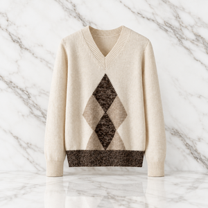 DIAMOND CASHMERE JUMPER