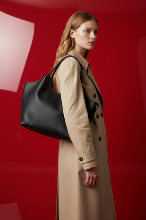 HUDSON , UNISEX TOTE & SHOULDER BAG , BLACK