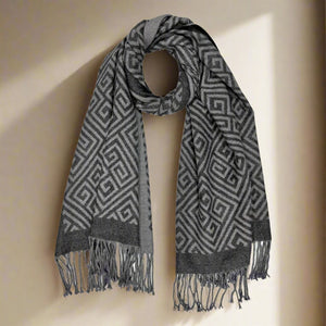 MAZE , CASHMERE MIX SCARF , GREY