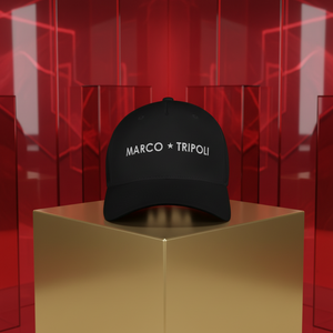 MARCO TRIPOLI LOGO BASEBALL CAP , BLACK