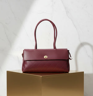 JOSEPHINE , LARGE SHOULDER BAG , BORDEAUX