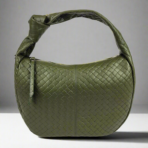 HUDSON , WOVEN SHOULDER BAG , GREEN