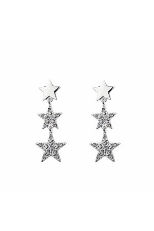 STELLAR EARRINGS , SILVER