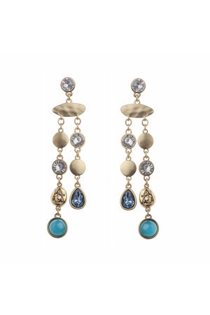 CHANDELIER EARRINGS MULTICOLOUR