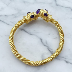 AMETHYST BANGLE