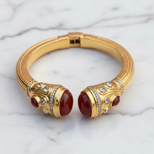 RED ONYX BANGLE