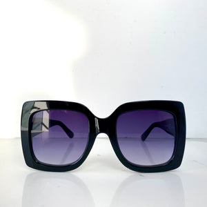 Milly , Large Frame Sunglasses , Black