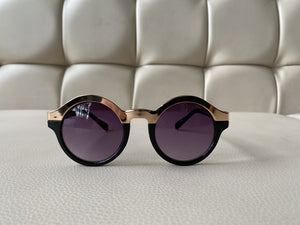 Trinda’s Sunglasses , Black & Gold